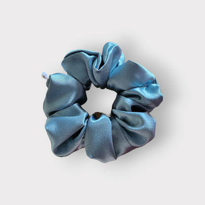 Scrunchie de Cetim Azul céu