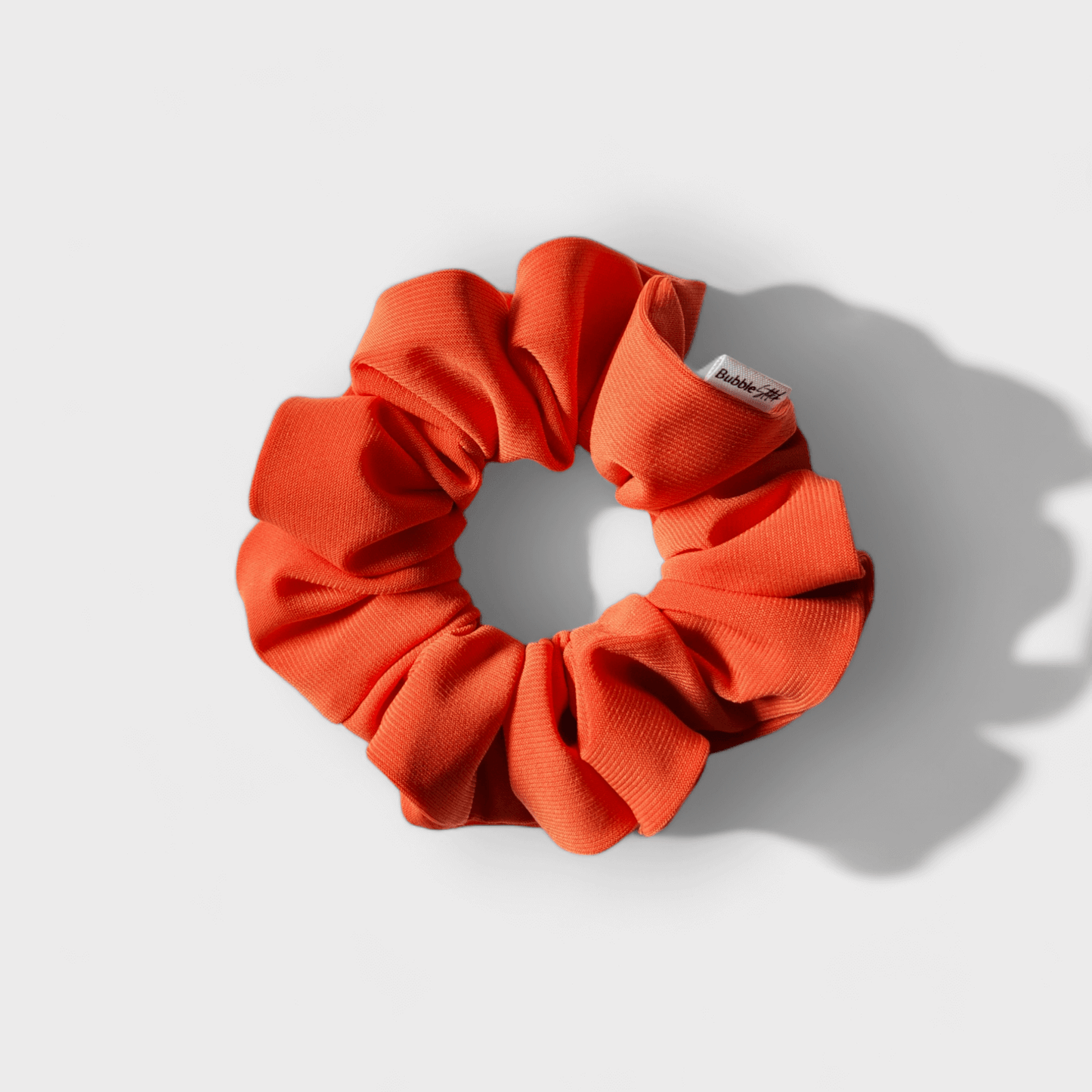 Scrunchie em Lycra de secagem rápida na cor  laranja