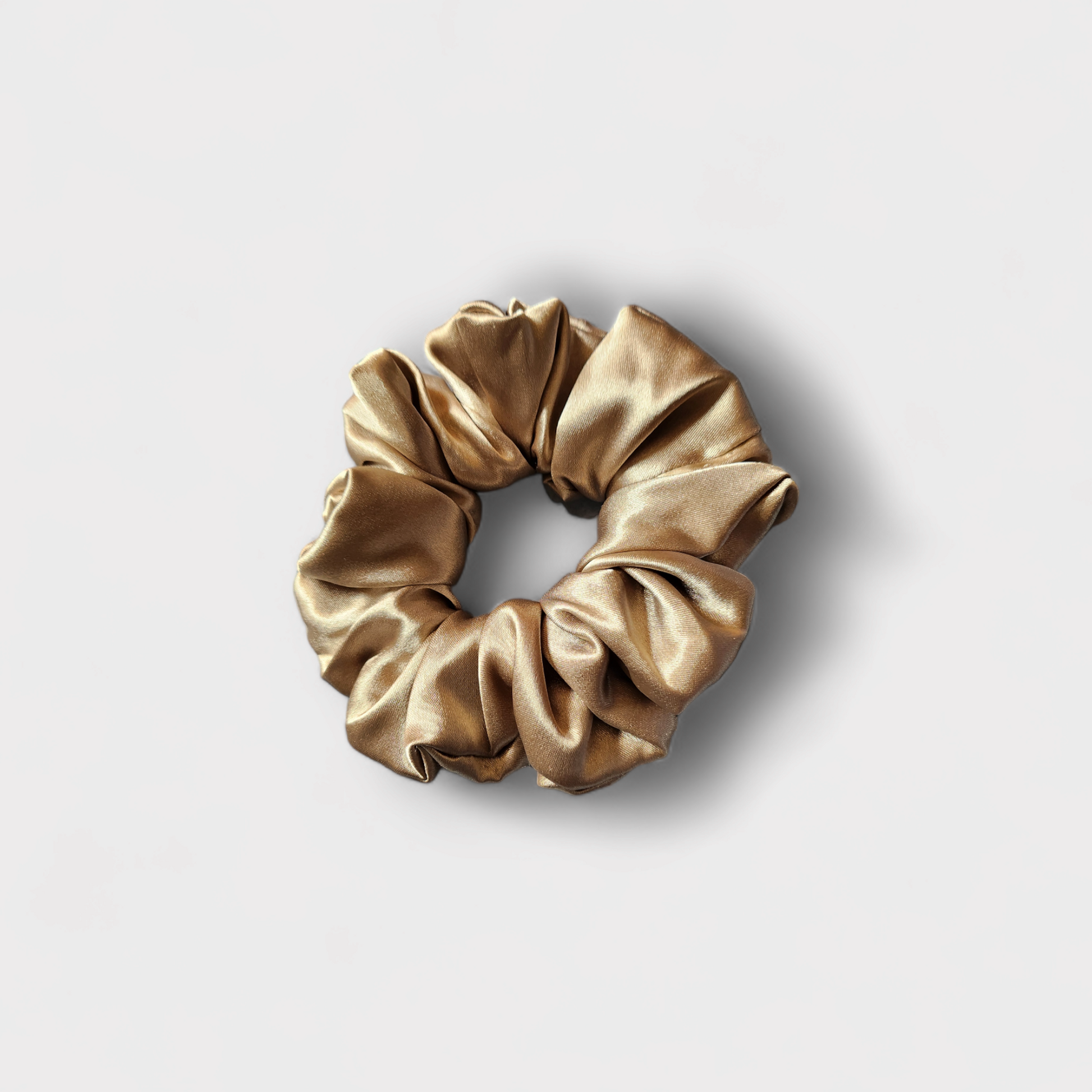 Scrunchie de Cetim cor Champagne