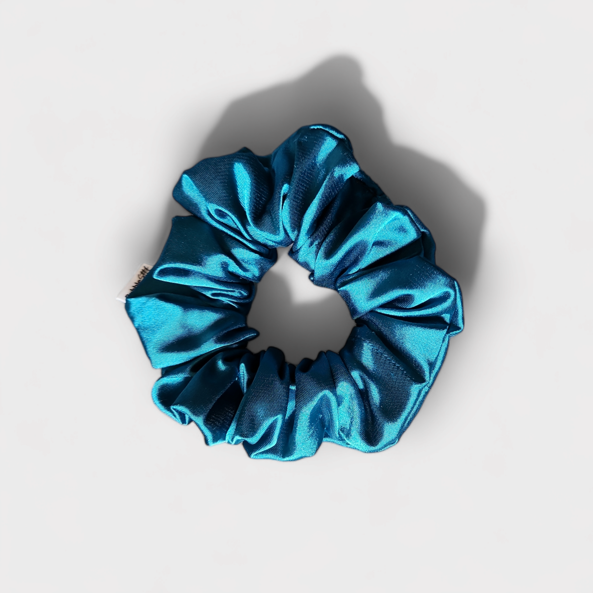 Duo de Sleep Scrunchies de Cetim Azul